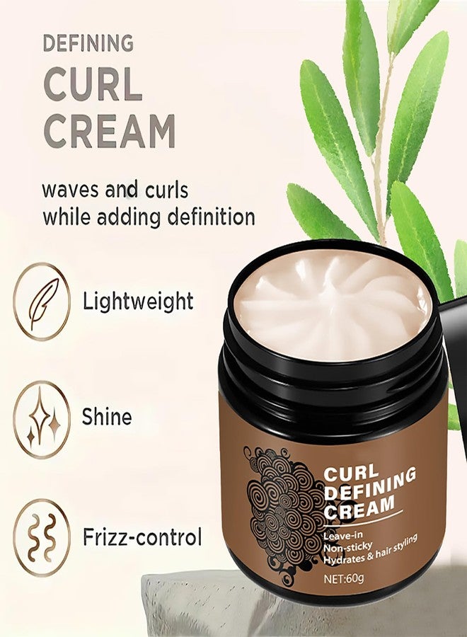 Grospe Black Castor Oil Curl Defining Cream，Long-Lasting Hold Curl Cream for Enhanced Waves and Curls，Lightweight and Anti-Frizz Moisturizing Hair Mask，Suitable for All Curly Hair Types，2.14 Oz - Image 4